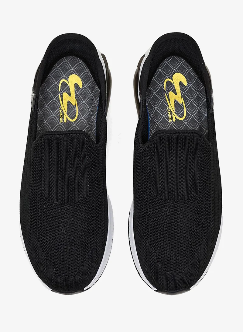 CAMPUS Blk/Sil Men's Slip On Shoes - Lightweight, Timeless for Everyday Walk for Men | Best Price UAE